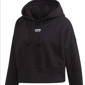 ORIGINALS ADIDAS V-ocal Cropped Hooded Sweatshirt